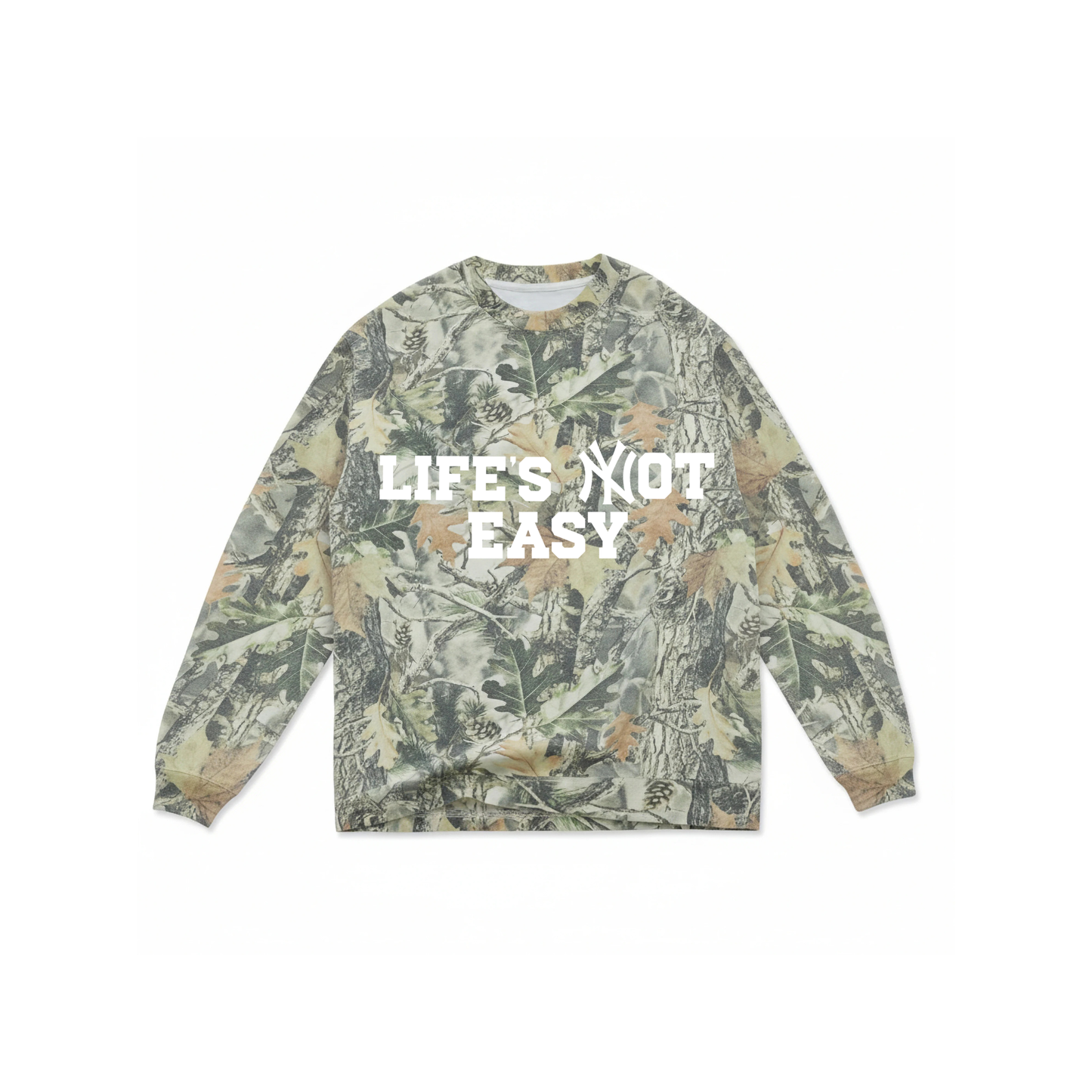 Life's Not Easy Camo (Long-Sleeve)